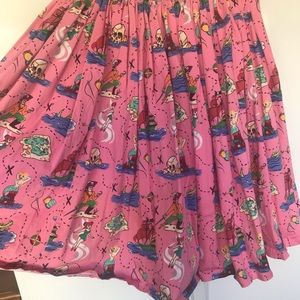 Pinup Couture Neverland Jenny gathered skirt XL